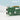 PCle auction: A green PCI Express network card with dual RJ45 ports, a white metal bracket, and gold-plated connector pins, shown on a white and light blue background with the 'auction-it' logo in the top right.